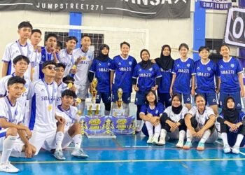 SMA 271 Pacitan Kawinkan Gelar Juara Putra dan Putri dalam Student Futsal League 2026