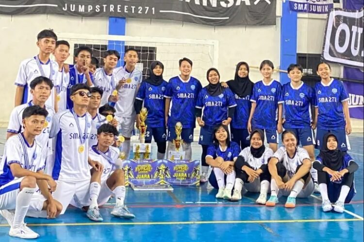 SMA 271 Pacitan Kawinkan Gelar Juara Putra dan Putri dalam Student Futsal League 2026