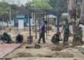 Personel Kodim 0801/Pacitan Gotong Royong Pasang Paving Block Demi Ciptakan Lingkungan Rapi Personel Kodim 0801/Pacitan Gotong Royong Pasang Paving Block Demi Ciptakan Lingkungan Rapi