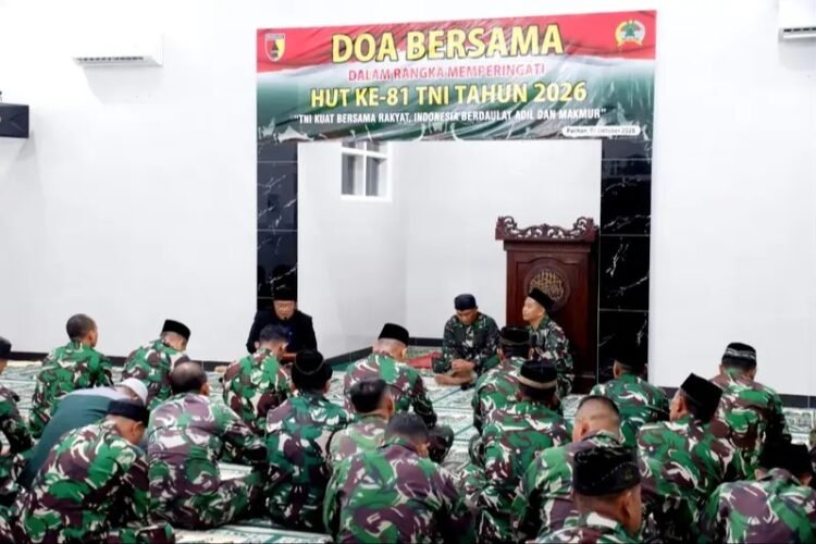 Sambut HUT Ke-81 TNI, Kodim 0801/Pacitan Gelar Doa Bersama di Masjid Nuur Salam Sambut HUT Ke-81 TNI, Kodim 0801/Pacitan Gelar Doa Bersama di Masjid Nuur Salam
