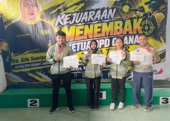 Keterbatasan Senjata Bukan Penghalang, Kontingen Menembak Pacitan Borong 5 Medali di Kejurda Jatim 2026 Keterbatasan Senjata Bukan Penghalang, Kontingen Menembak Pacitan Borong 5 Medali di Kejurda Jatim 2026