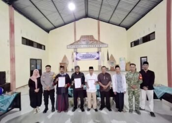 Koramil 0801/03 Arjosari Kawal Ketat Penetapan Tiga Calon Kades Mangunharjo Pacitan Koramil 0801/03 Arjosari Kawal Ketat Penetapan Tiga Calon Kades Mangunharjo Pacitan